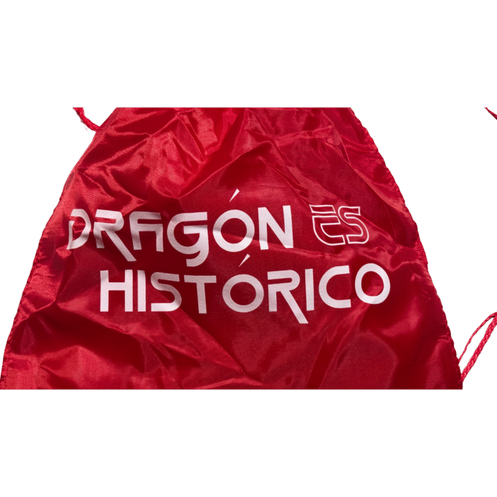 Bolsa tipo mochila (nylon color rojo) - Image 2